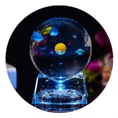 3D Solar System Crystal Ball