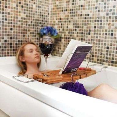 Bamboo Bathtub Caddy