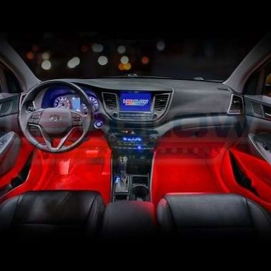 LED Car Interior Underdash Lighting Kit