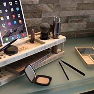 Daily Makeup Organizer with Mirror