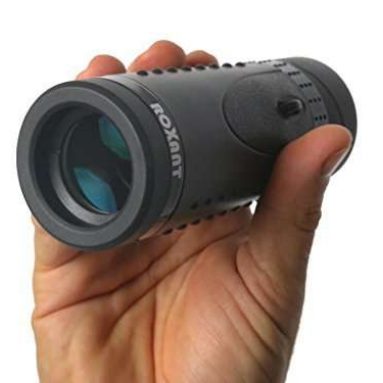 Wide View Monocular Lens With Retractable Eyepiece