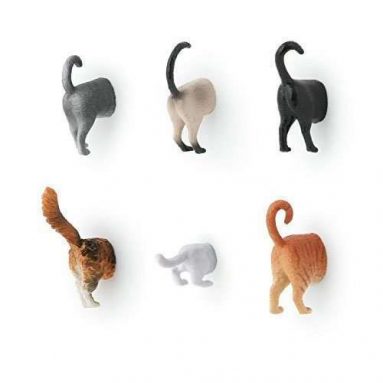 Cat Butt Magnets Set of 6