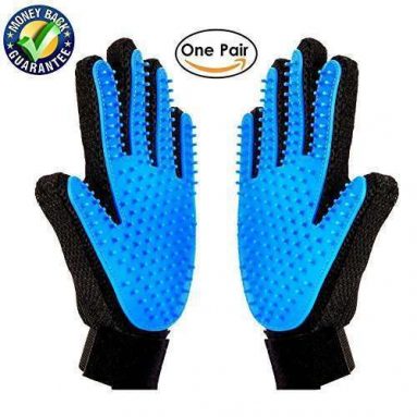 Pet Grooming Massage and Hair Removal Glove