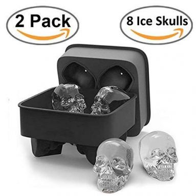 3D Skull-shaped Ice Cubes Mold
