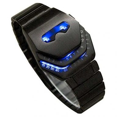 Snake Head Design Blue LED Watch