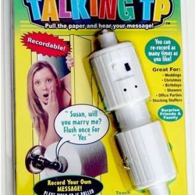 Talking Toilet Paper Spindle